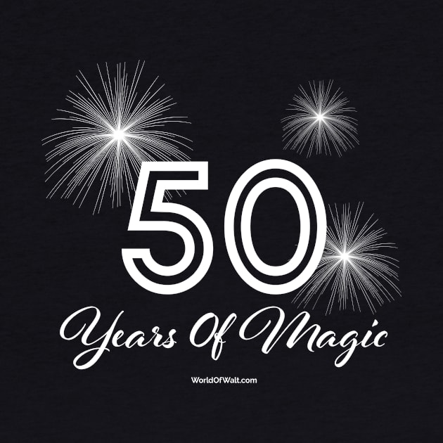 50 Years of Magic - White by World of Walt